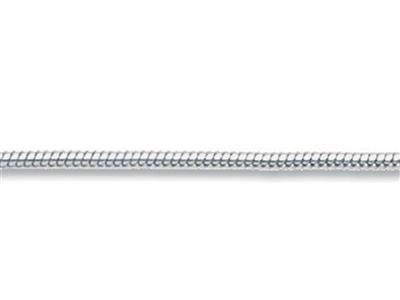 Schlangenkette Aus Sterlingsilber, 1,9 mm, Rund, Lose - Standard Bild - 1