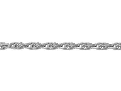 Kette Mit Doppeltem Forat-kettenglied 2,50 Mm, 925er Silber. Ref. 00683