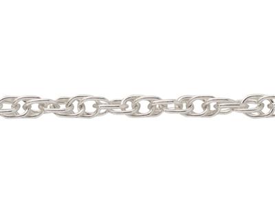 Kette Mit Seil-gliedern 1,40 Mm, Silber 925 - Standard Bild - 2