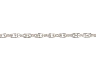 Kette Mit Seil-gliedern 1,40 Mm, Silber 925 - Standard Bild - 3