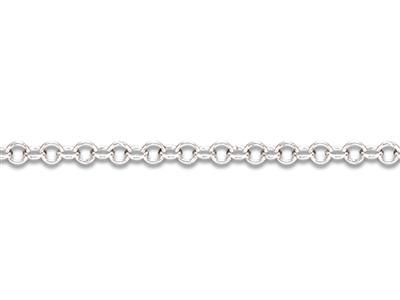 Gliedkette Massives Ringglied 2,40 Mm, Silber 925. Ref. 00886