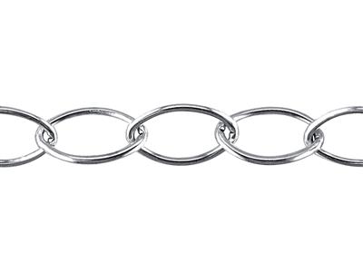 Navette-glied Kette 11 Mm, Silber 925. Ref. 10066 - Standard Bild - 3