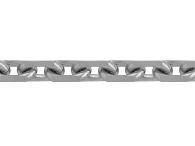 Kette Aus Diamantgeschliffenem Forat-glied 1,40 Mm, Silber 925. Ref. 00440