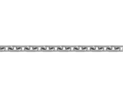 Kette Aus For\at-gliedern Diamantbesetzt 2,60 Mm, Silber 925. Ref. 00480 - Standard Bild - 2