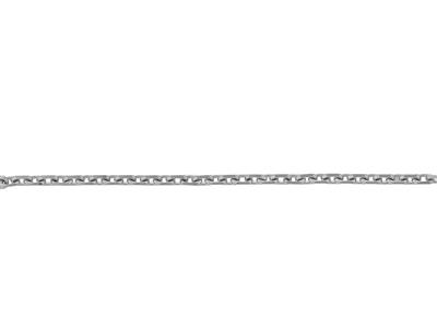 Kette Aus Forçat-maschen Mit Diamantbeschichtung 1,60 Mm, Silber 925. Ref. 00450 - Standard Bild - 3