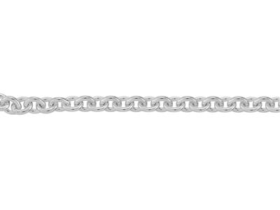 Runde Ankerkettenglied-kette 3 Mm, Silber 925. Ref. 00380 - Standard Bild - 3