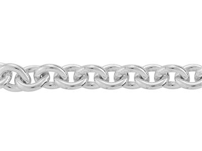Runde Ankerkettenglied-kette 6,10 Mm, Silber 925. Ref. 00415 - Standard Bild - 3