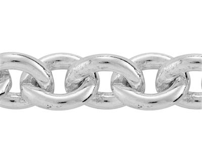 Runde Ankerkettenglied-kette 6,10 Mm, Silber 925. Ref. 00415 - Standard Bild - 4