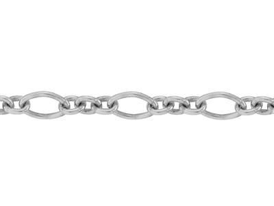 For\at Figaro Baroque Mesh-kette 5,90 Mm, Silber 925. Ref. 10151 - Standard Bild - 2