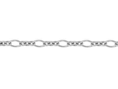 For\at Figaro Barock Glied-kette 4,80 Mm, Silber 925. Ref. 10150 - Standard Bild - 3