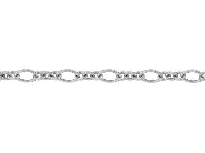 For\at-maschenkette Figaro Baroque 4 Mm, Silber 925. Ref. 10149 - Standard Bild - 3