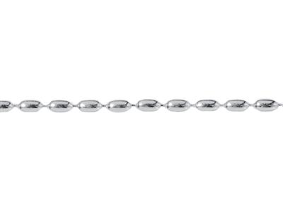 Olive Gliederkette 3 Mm, Silber 925. Ref. 10049 - Standard Bild - 3
