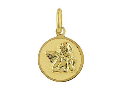 Engel Charm 12 Mm, 18k Gelbgold - Standard Bild - 1