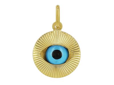 Anhänger Auge, 14 Mm, 18k Gelbgold - Standard Bild - 1