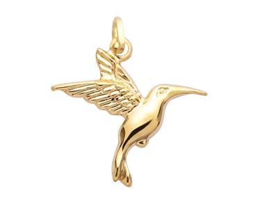 Kolibri-anhänger 20 X 19 Mm, 18k Gelbgold