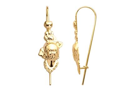 Ohrringe Madras 20 Mm, Gelbgold 750 - Standard Bild - 1