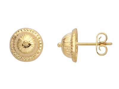 Ohrringe Kohl 12 Mm, Gelbgold 750 - Standard Bild - 1