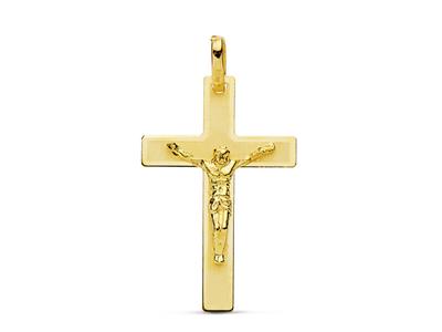 Anhänger Christuskreuz, 18k Gelbgold - Standard Bild - 1