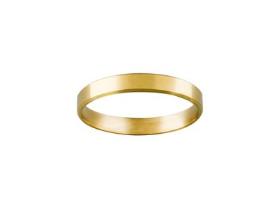 Trauring Ruban, 3 Mm, 18k Gelbgold, Finger 54