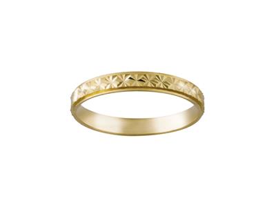 Trauring Diamant, 3 Mm, 18k Gelbgold, Finger 54 - Standard Bild - 1