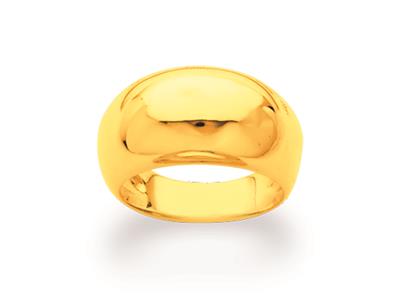Ring Ring 10 Mm, 18k Gelbgold, Finger 47 - Standard Bild - 2