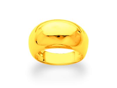 Ring Ring 10 Mm, 18k Gelbgold, Finger 48