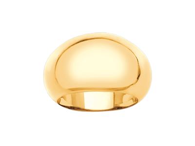 Ring Ring 14 Mm, 18k Gelbgold, Finger 54