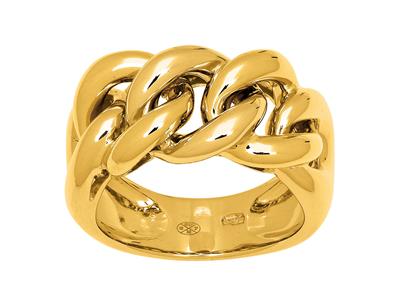Ring Aus Gourmet-mesh, 18k Gelbgold, Finger 52