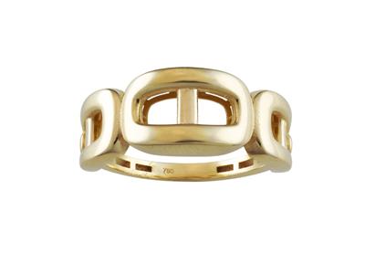 Ring Marine Masche 8,60 Mm, 18k Gelbgold, Finger 56