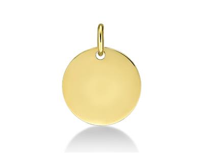 Anhänger-Leichte-Münze-14-Mm,-18k--Ge...