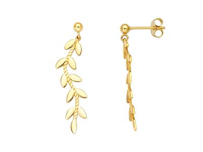 Ohrringe-Feuilles-35-Mm,-18k-------Ge...