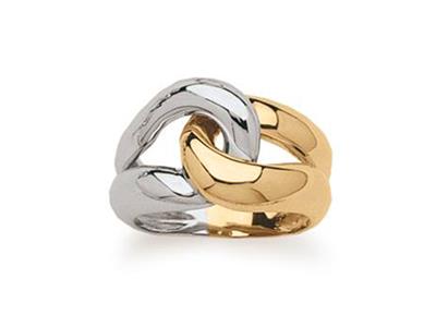 Ring, 18k Bicolor Gold, Finger 58 - Standard Bild - 1