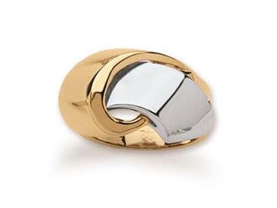 Ring Noeud, 18k Bicolor Gold, Finger 52