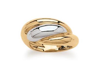 Ring Vague, 18k Bicolor Gold, Finger 52