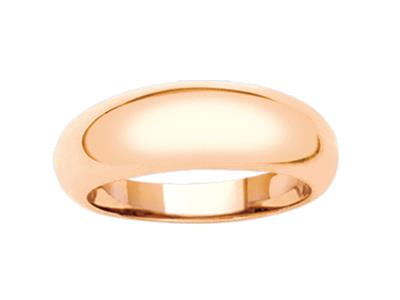 Spangenring 6 Mm, 18k Rotgold, Fingergröße 56 - Standard Bild - 1