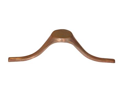 Massiver, Flach Gestempelter Siegelring 13 X 11 Mm, 18k Weißgold. Ref.24 - Standard Bild - 2