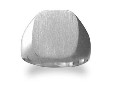 Massiver Ritter Mit Fingertour, 18k Weigold Pd 12. Ref. 4063