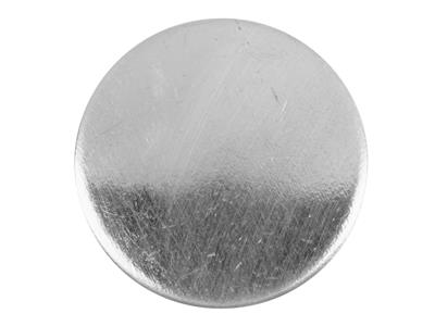 Rohling Aus Feinsilber, Fb52, 1,00x12mm, Halbhart, Rund, 12mm, 100  Recyceltes Silber