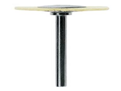 Runder Weißer Seidenpinsel, Durchmesser 19 Mm, Hatho - Standard Bild - 2