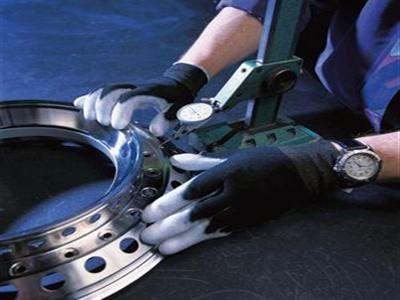 Rutschfeste Polierhandschuhe, Polyamid Mit Beschichteter Handfläche, Größe 8/m - Standard Bild - 2