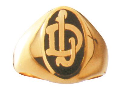 Massiver Ring Ohne Onyx 16,6 X 9,5 Mm, 18k Gelbgold. Ref. 48