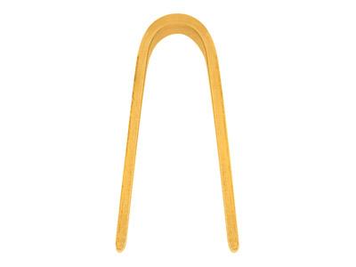 Dreieckiger Trapezring 6,1 X 3 Mm, 18k Gelbgold. Ref. 07251-0