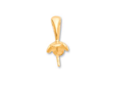 Anhängeröse Für Perlen Von 7 Bis 10mm, 18k Gelbgold. Ref. Be135