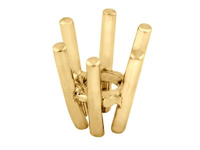 Fassung 6 Griffe Für Runden Stein Von 4,5 Mm, 18k Gelbgold. Ref. 01447