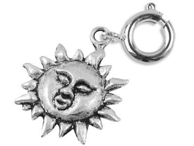 Anhänger Sonne 6 Mm, Silber 925