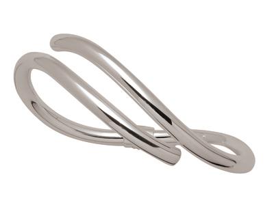Armband Wellenform 5 Mm, 65 X 62 Mm, 925er Silber