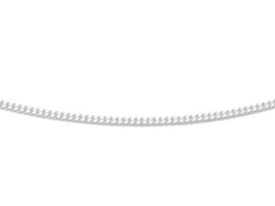 Panzerkette Diamantiert 1,7 Mm, 42-45 Cm, Silber 925rhodiumbeschichtet