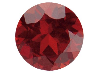 Runder Granat, 2,5 MM