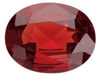 Ovaler-Granat,-6-X-4-MM