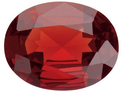 Ovaler Granat, 7 X 5 MM